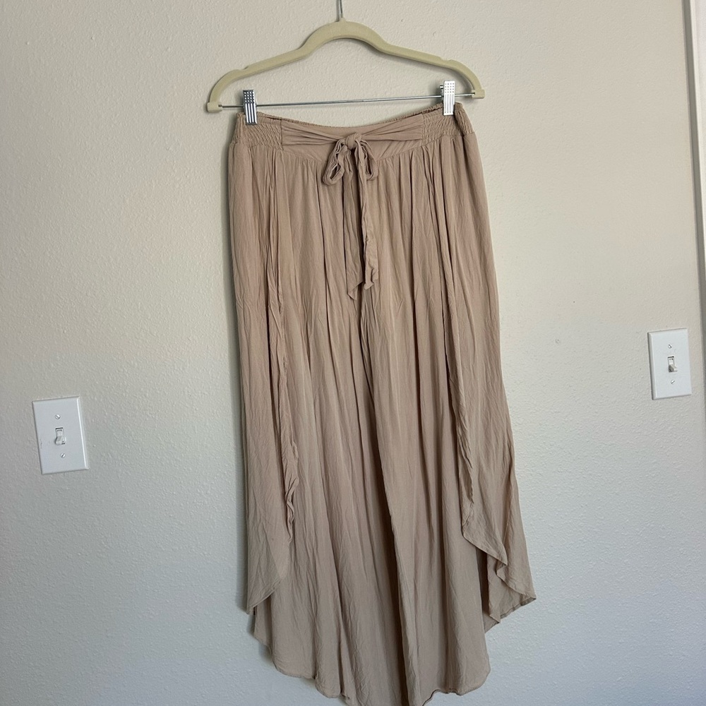 High slit pants